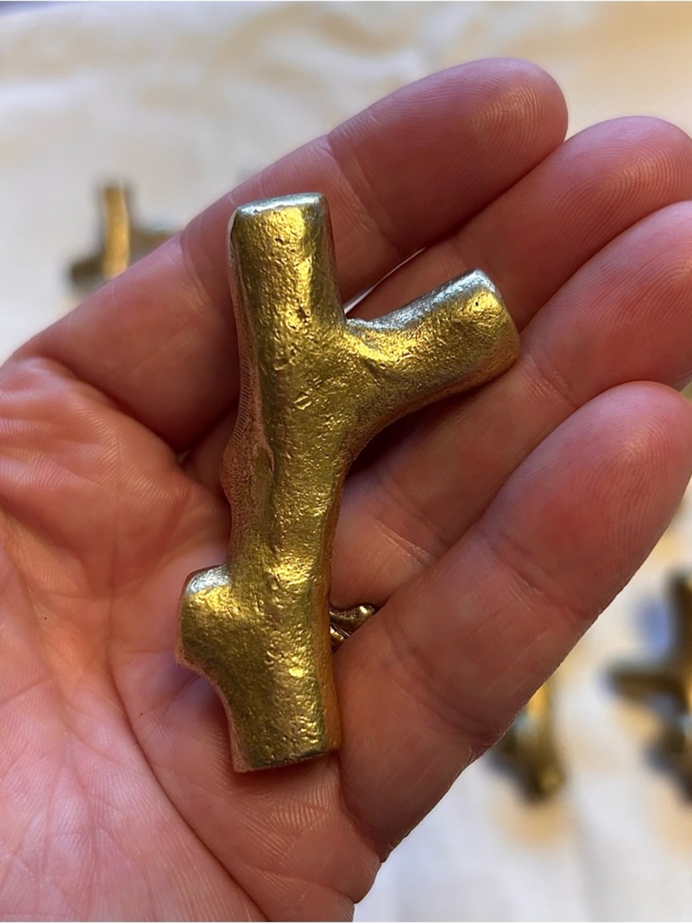 Michael Aram Gold Branch Twig Drawer Cabinet Pulls